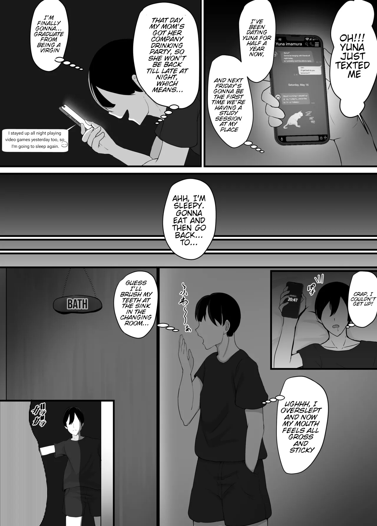 Hentai Manga Comic-Some dude stole my girl, so I blew off steam with my mom.-Read-5